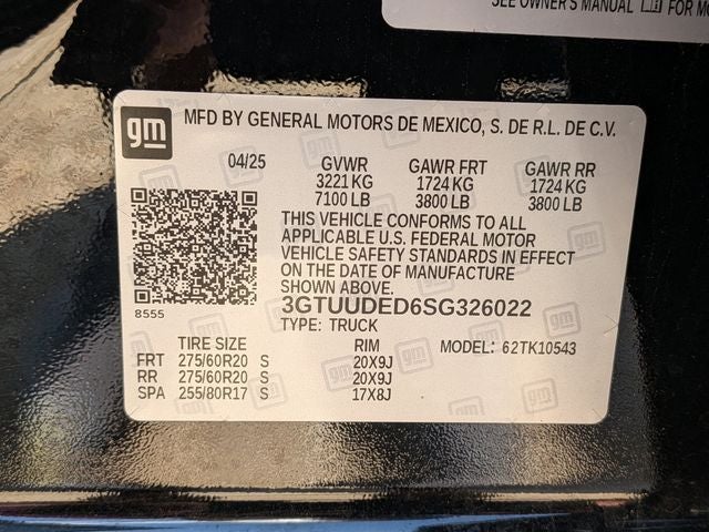 2025 GMC Sierra 1500 SLT