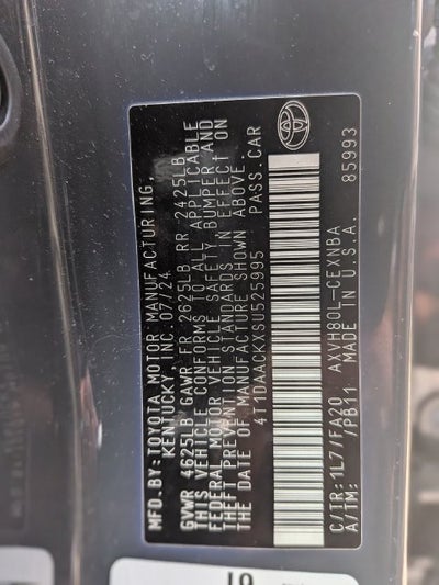 2025 Toyota Camry LE