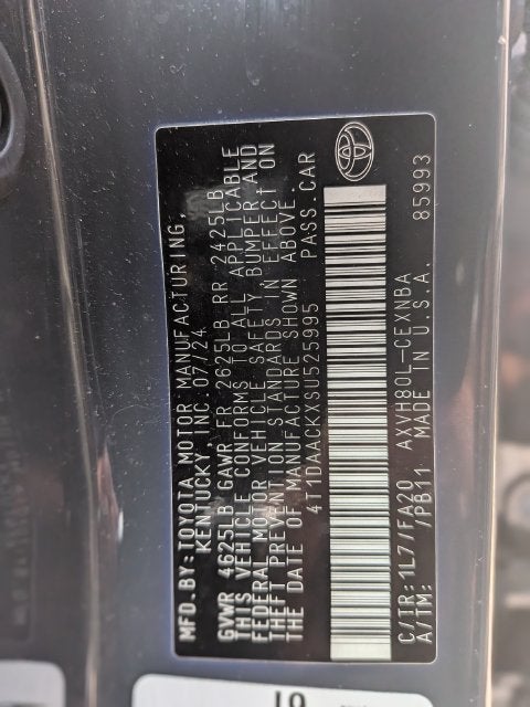 2025 Toyota Camry LE