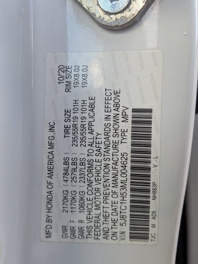 2021 Acura RDX w/Technology Package
