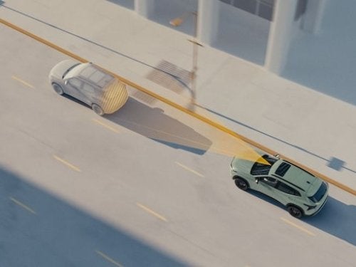 2024 Chevrolet Trax overhead model view of forward collision warning safety feature