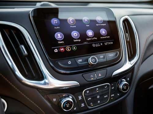 2024 Chevrolet Trax close up view of touchscreen display