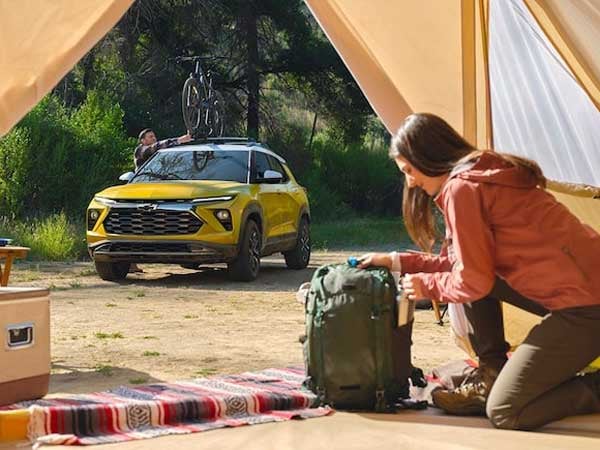 Camping with the 2025 Chevrolet Trailblazer
