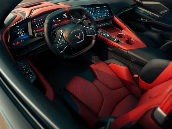 2026 Chevrolet Corvette Stingray Driver seat and dashboard